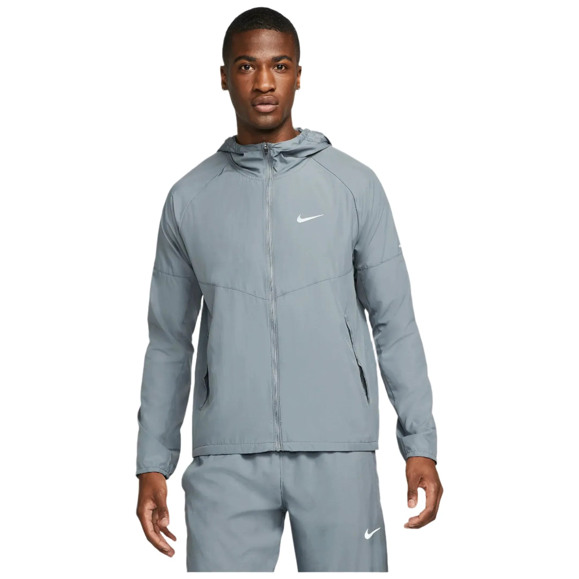 Nike grey windrunner hot sale