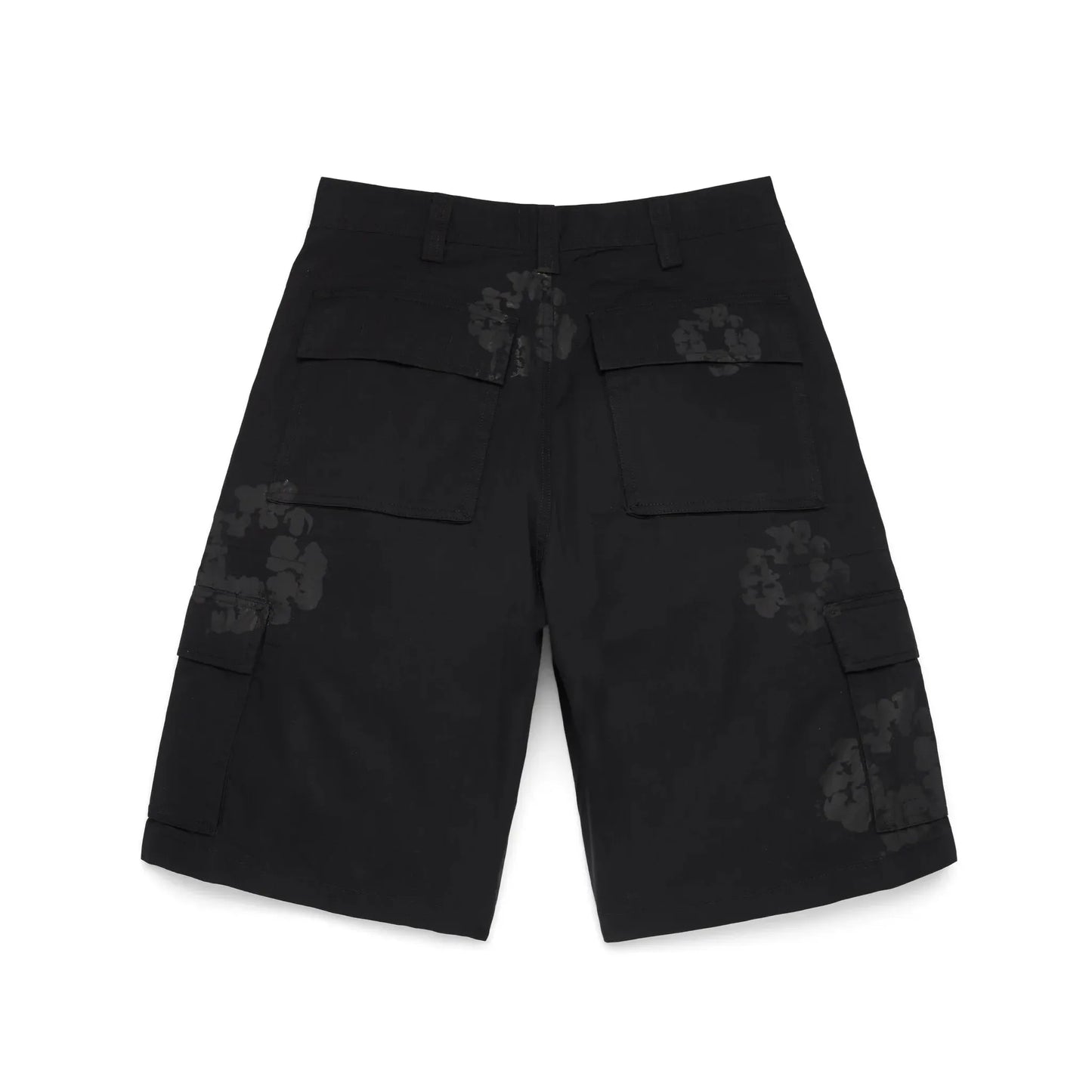 Denim Tears Mono Wreath Cargo Short Black