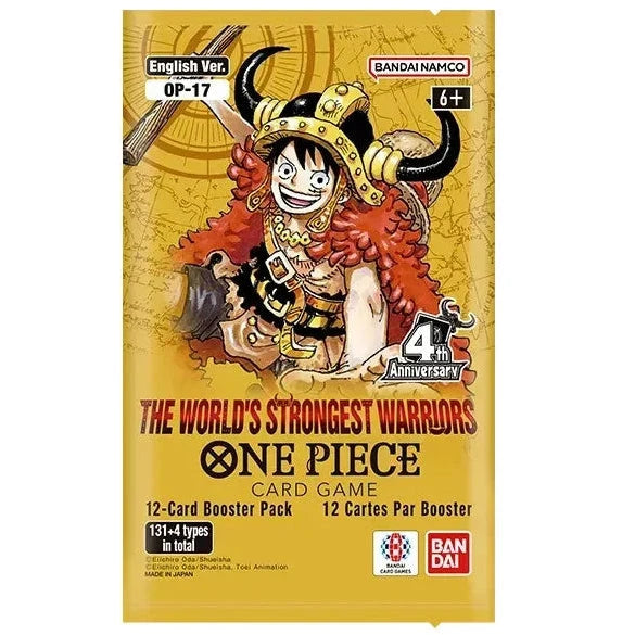 2026 Bandai One Piece Card Game The Worlds Strongest Warriors (OP-17) Booster Pack