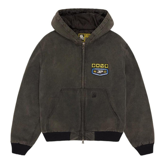 Broken Planet Market Workwear Jacket Washed Soot Black by Broken Planet Market in Clothing. Available at KershKicks for £225.00. A must-have for fans of Broken Planet Market looking to elevate their style with this Jacket.