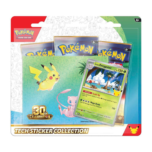 2026 Pokémon Mega Evolution 30th Celebration Tech Sticker Collection : Exeggutor Promo