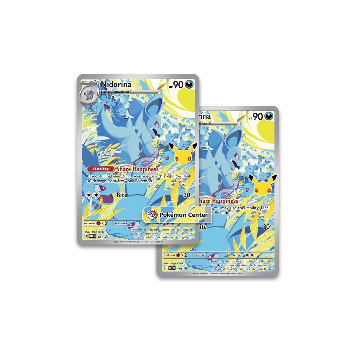 2026 Pokémon Mega Evolution 30th Celebration Pokemon Center Elite Trainer Box