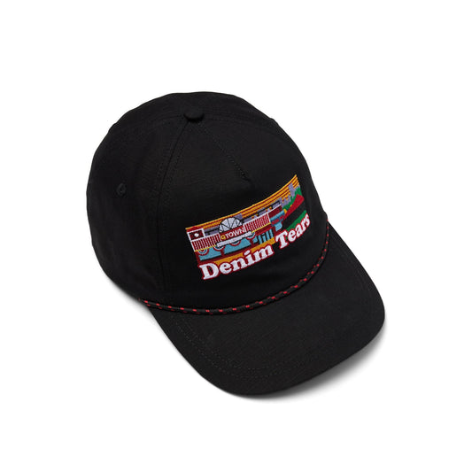 Denim Tears Q Town Cap Black