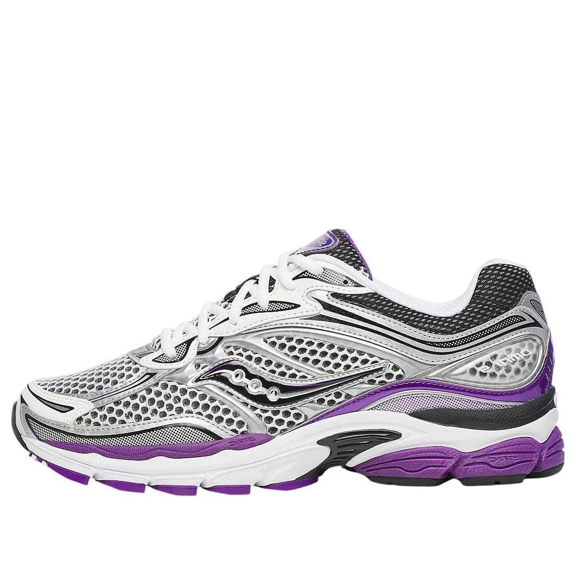 Saucony ProGrid Omni 9 White Black Silver Purple