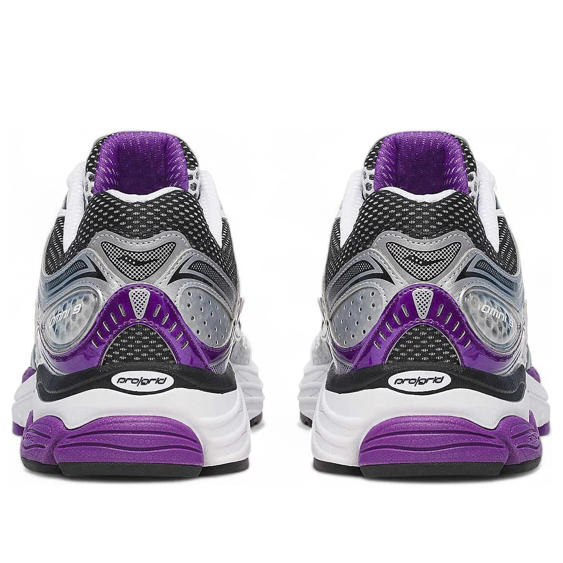 Saucony ProGrid Omni 9 White Black Silver Purple