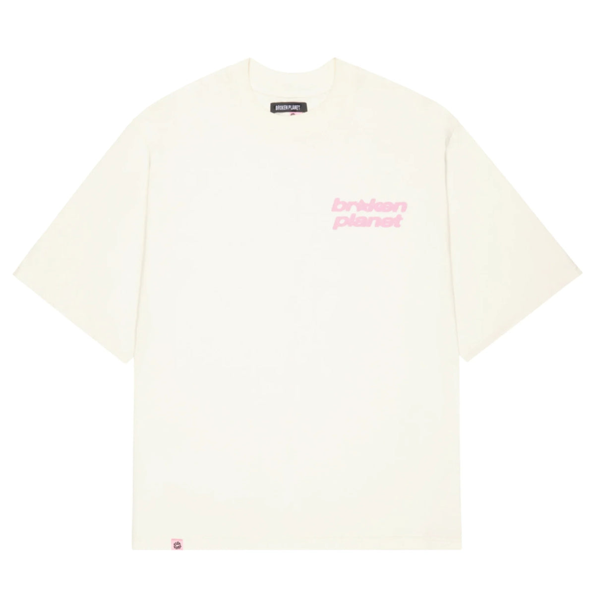 Broken Planet Star Logo T-Shirt Vanilla White