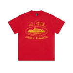 Corteiz Spain Alcatraz Tee Red
