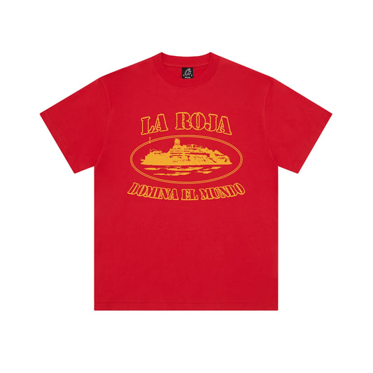 Corteiz Spain Alcatraz Tee Red