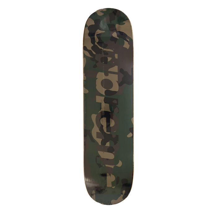 Supreme Camo Logo Skateboard Deck Woodland