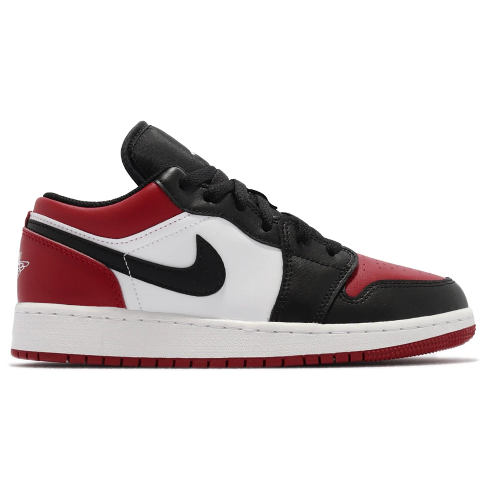 Jordan 1 Low Bred Toe (GS)