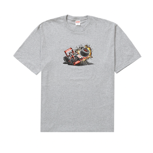 Supreme Crash Tee Heather Grey