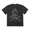 Travis Scott Cactus Jack For Mastermind Skull T-shirt Black