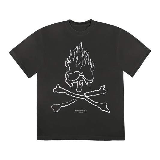 Travis Scott Cactus Jack For Mastermind Skull T-shirt Black by Travis Scott in . Available at KershKicks for £85.00. A must-have for fans of Travis Scott looking to elevate their style with this T-Shirt.