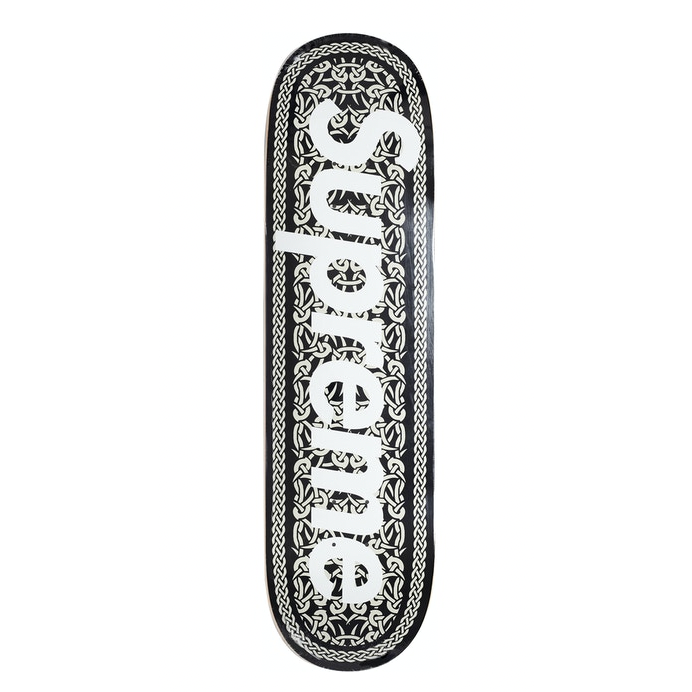 Supreme Celtic Knot Skateboard Deck Black