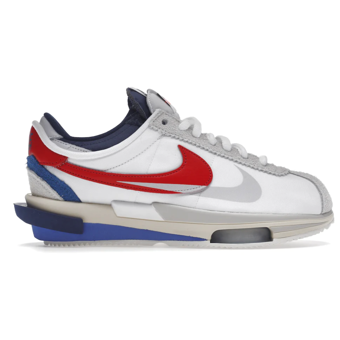 Nike Zoom Cortez SP sacai White University Red Blue