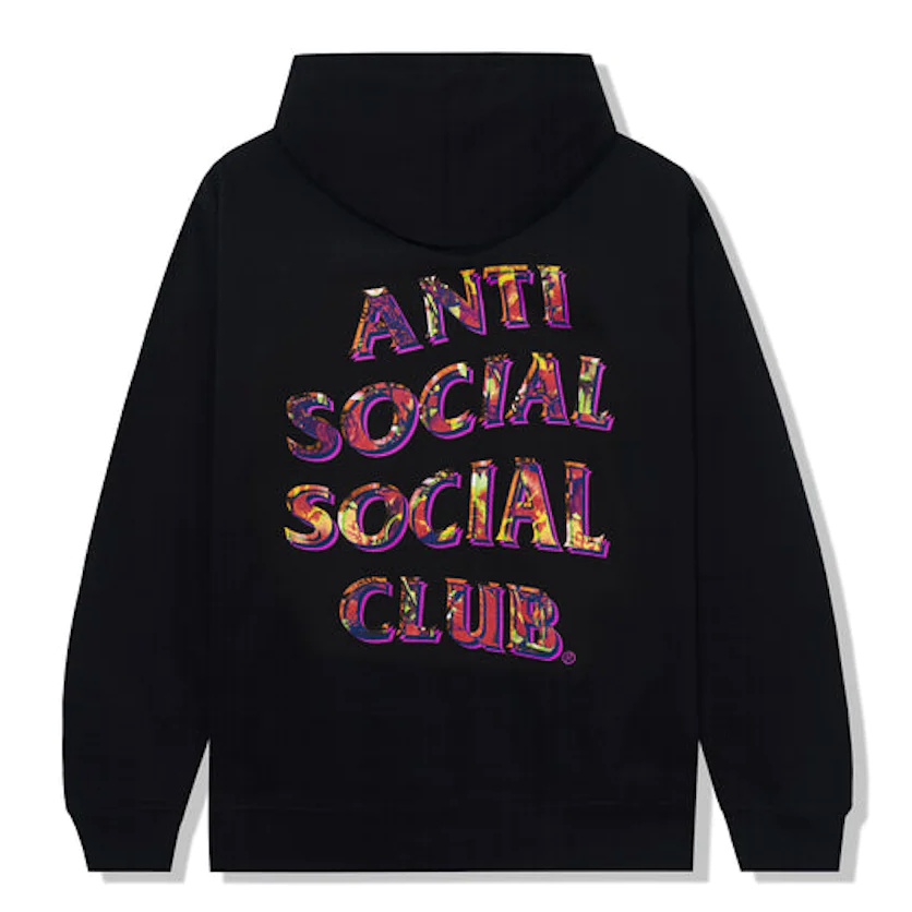 Anti Social Social Club Layer Lock Hoodie Black