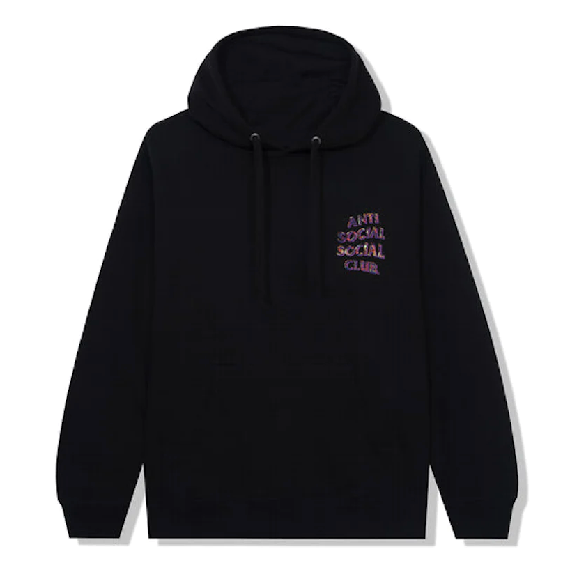 Anti Social Social Club Layer Lock Hoodie Black