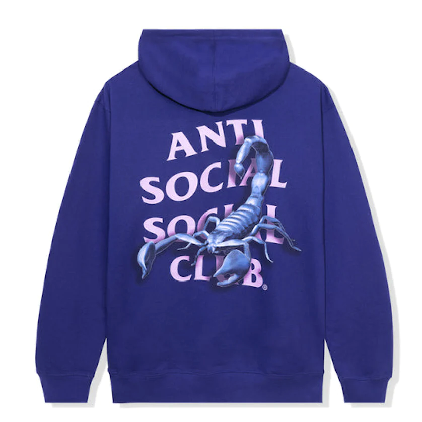 Anti Social Social Club Moodsting Hoodie Purple