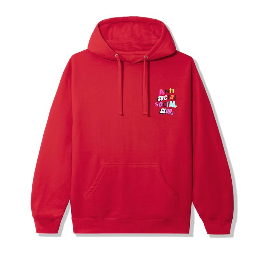 Anti Social Social Club The Real Me Hoodie - Red