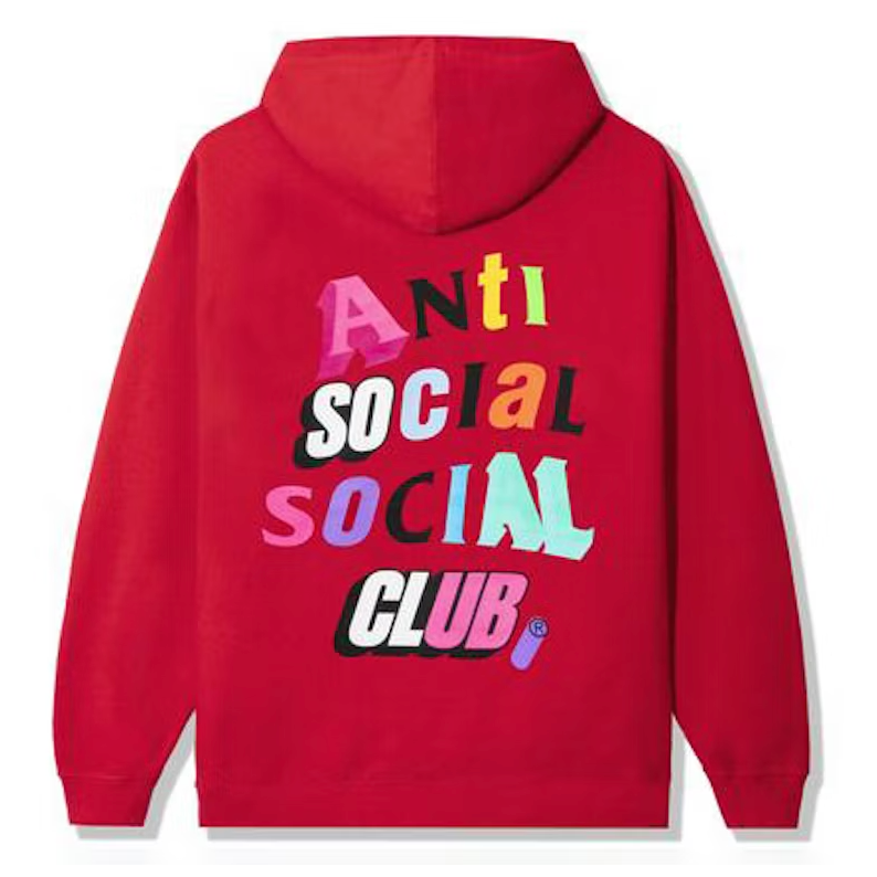 Anti Social Social Club The Real Me Hoodie - Red