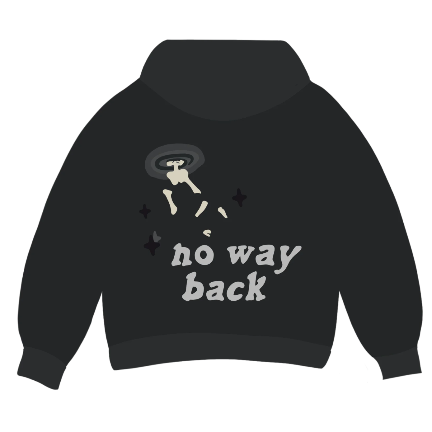 Broken Planet Market Trapped In Time Hoodie Soot Black | Broken