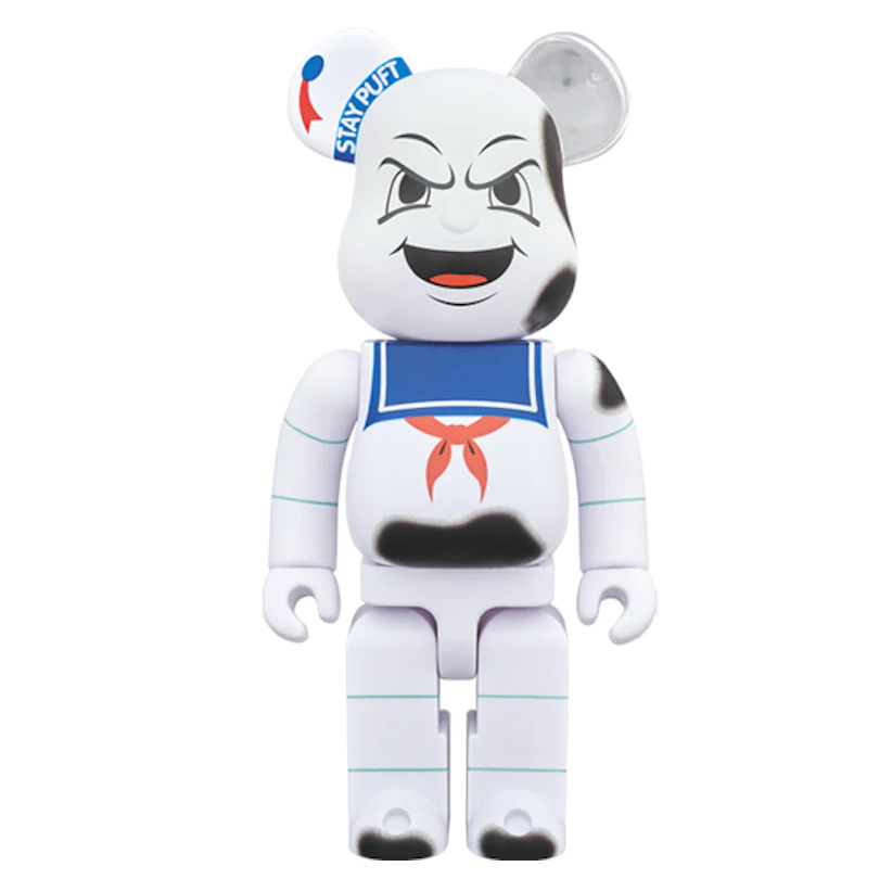 Bearbrick Stay Puft Marshmallow Man 400% White