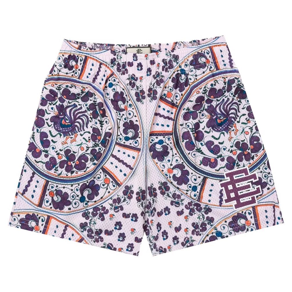 Eric Emanuel Shorts Rooster Purple