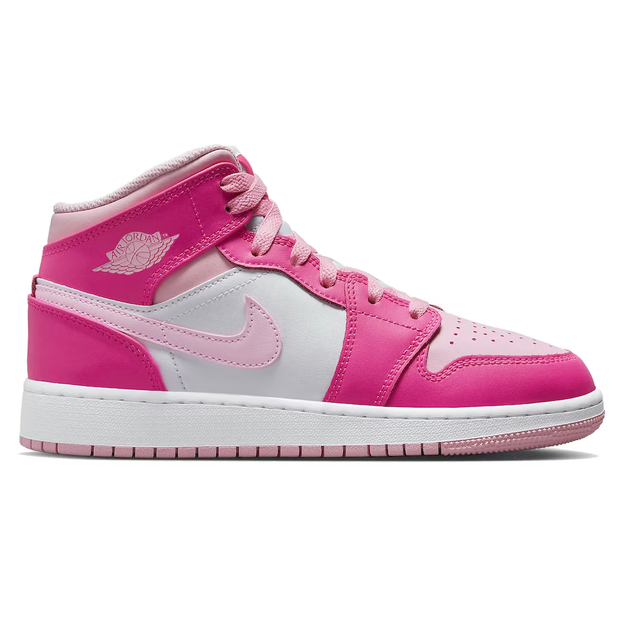 Jordan 1 Mid Fierce Pink (GS)