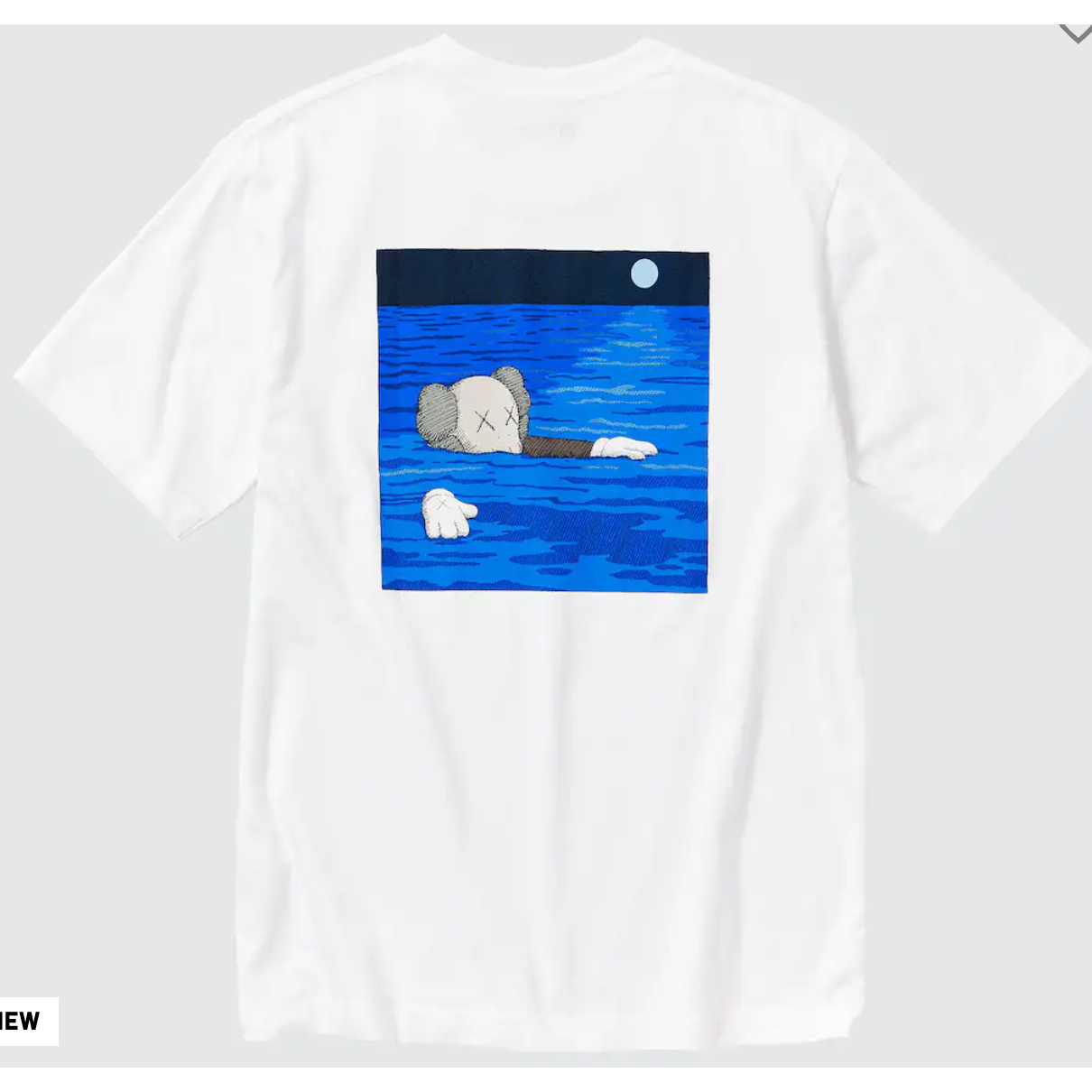 KAWS UT GRAPHIC T-SHIRT WHITE