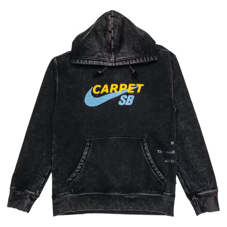 Nike SB x Carpet Company Hoodie Black by Nike in . Available at KershKicks for £175.00. A must-have for fans of Nike looking to elevate their style with this Hoodie.