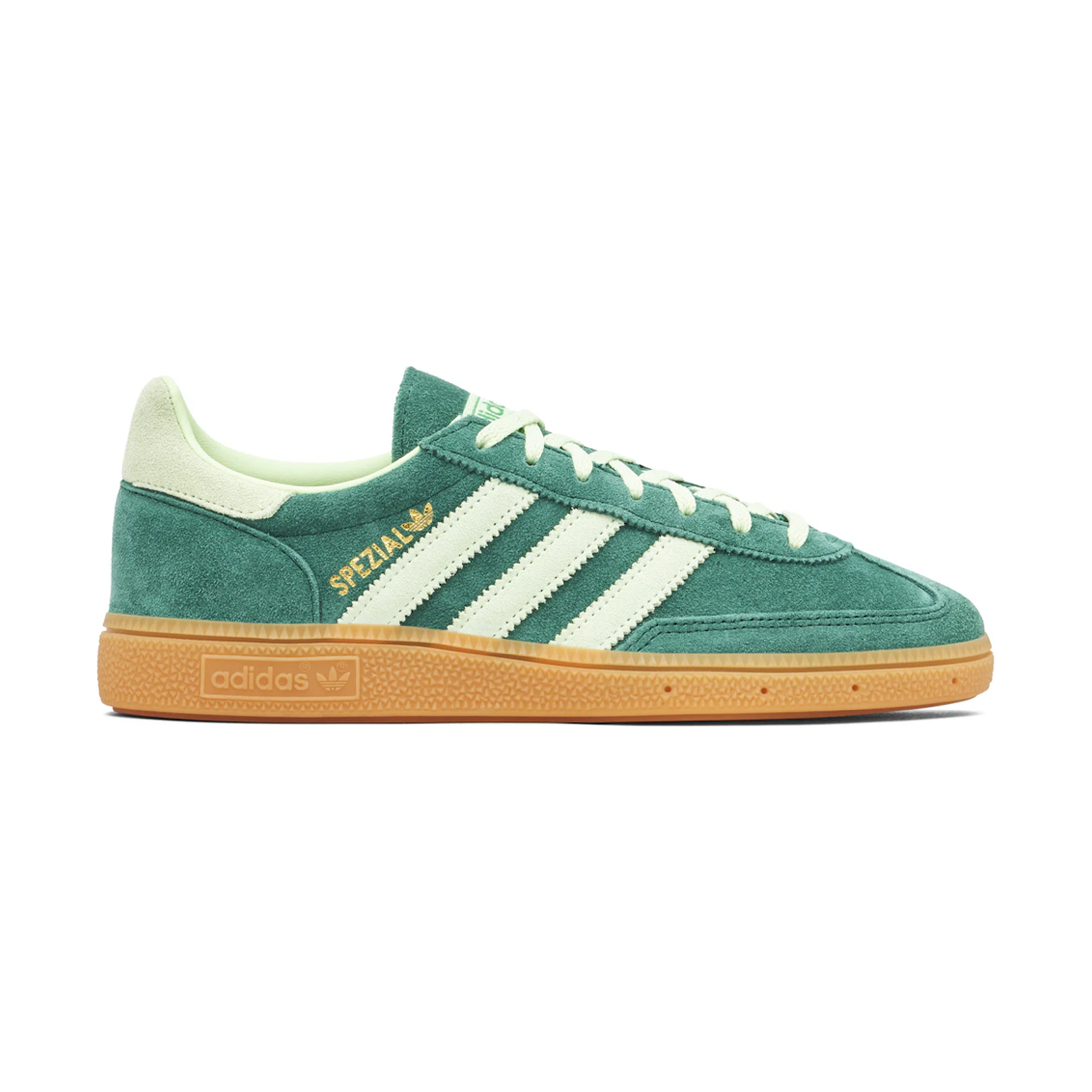 adidas Handball Spezial Collegiate Green Semi Green Spark (Women's) by Adidas in Shoes. Available at KershKicks for £130.00. A must-have for fans of Adidas looking to elevate their style with this Shoes.