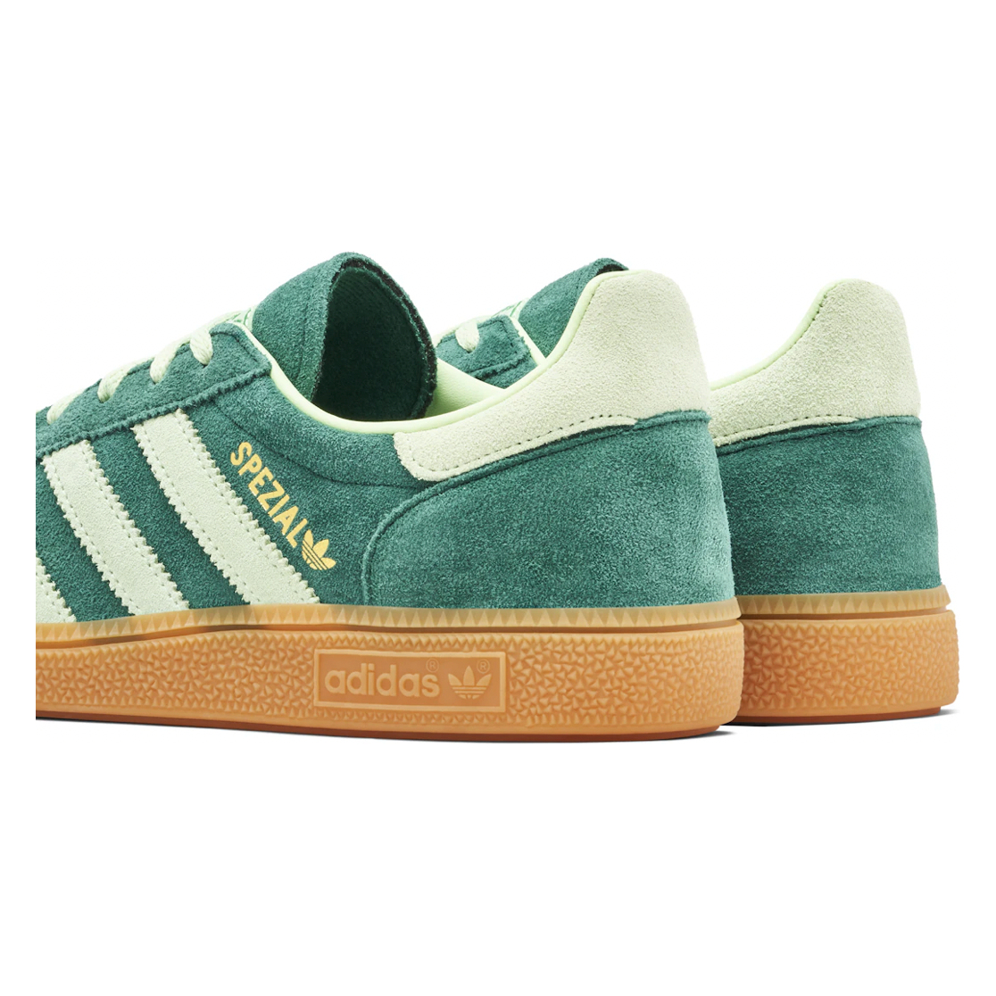 adidas Handball Spezial Collegiate Green Semi Green Spark (Women's) by Adidas in Shoes. Available at KershKicks for £130.00. A must-have for fans of Adidas looking to elevate their style with this Shoes.