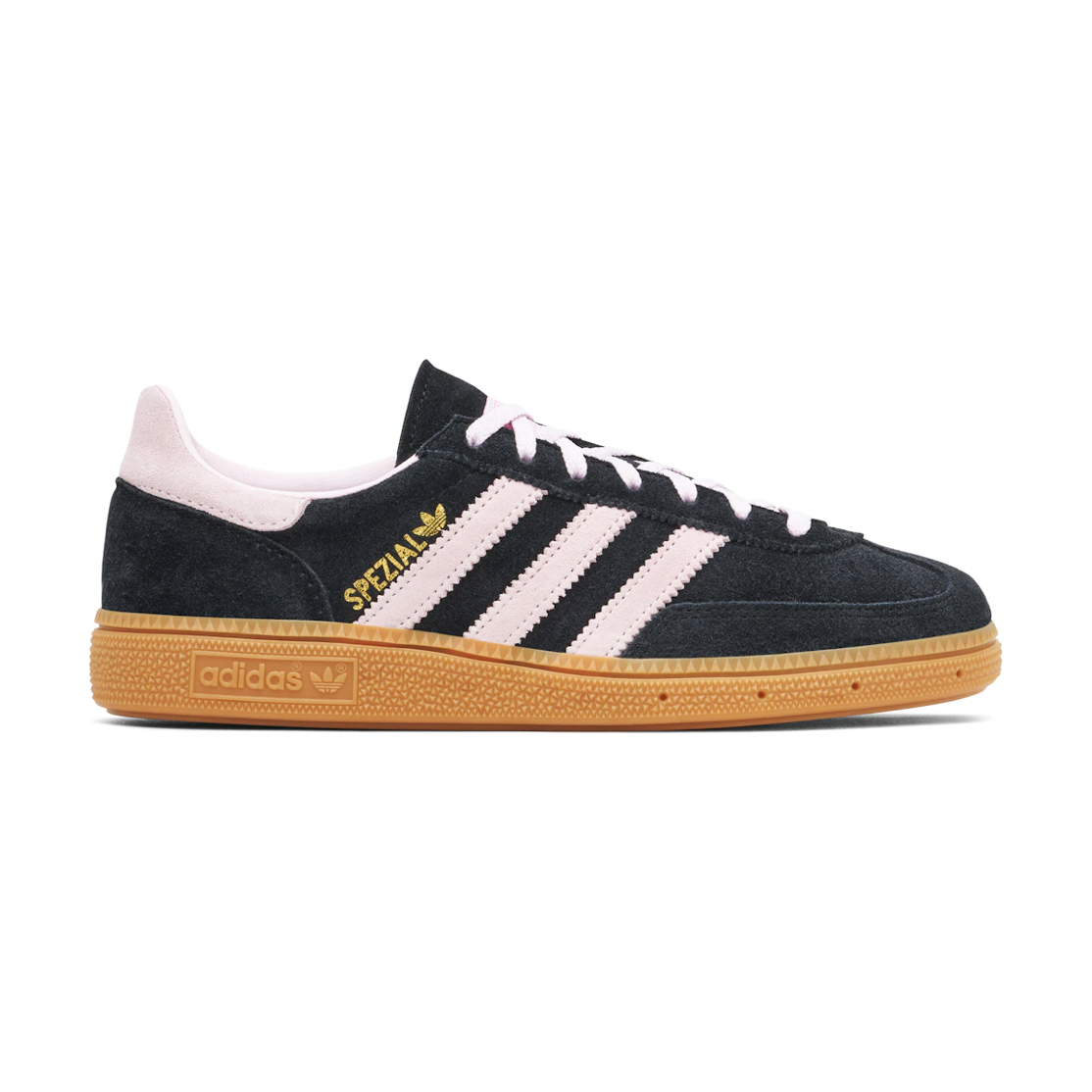 adidas Handball Spezial Core Black Clear Pink Gum (Women's) by Adidas from £135.00