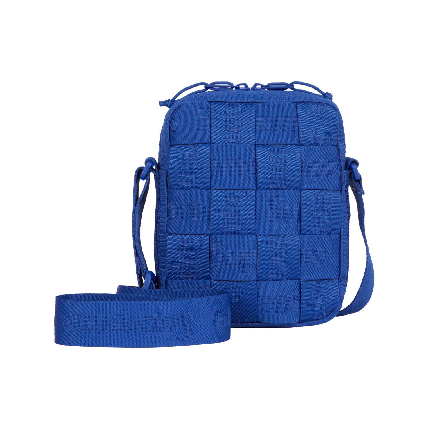 SUPREME WOVEN SHOULDER BAG ROYAL | Supreme | KershKicks