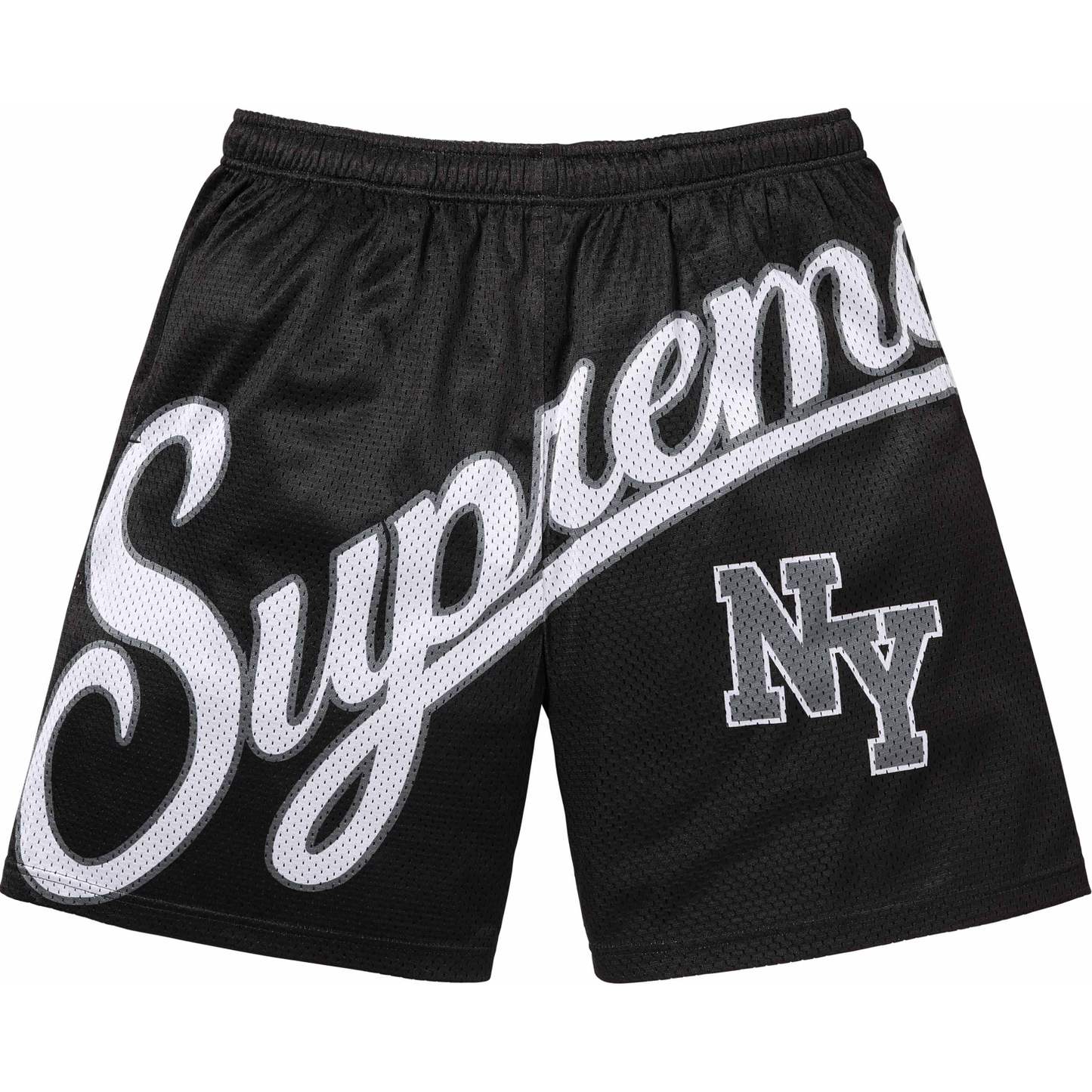 Supreme Big Script Mesh Short Black by Supreme in Shorts. Available at KershKicks for £165.00. A must-have for fans of Supreme looking to elevate their style with this Shorts.