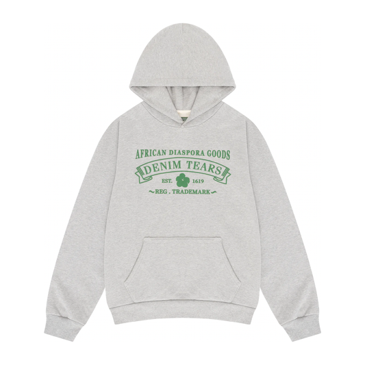 Denim Tears ADG Hoodie Grey by Denim Tears in . Available at KershKicks for £240.00. A must-have for fans of Denim Tears looking to elevate their style with this Hoodie.