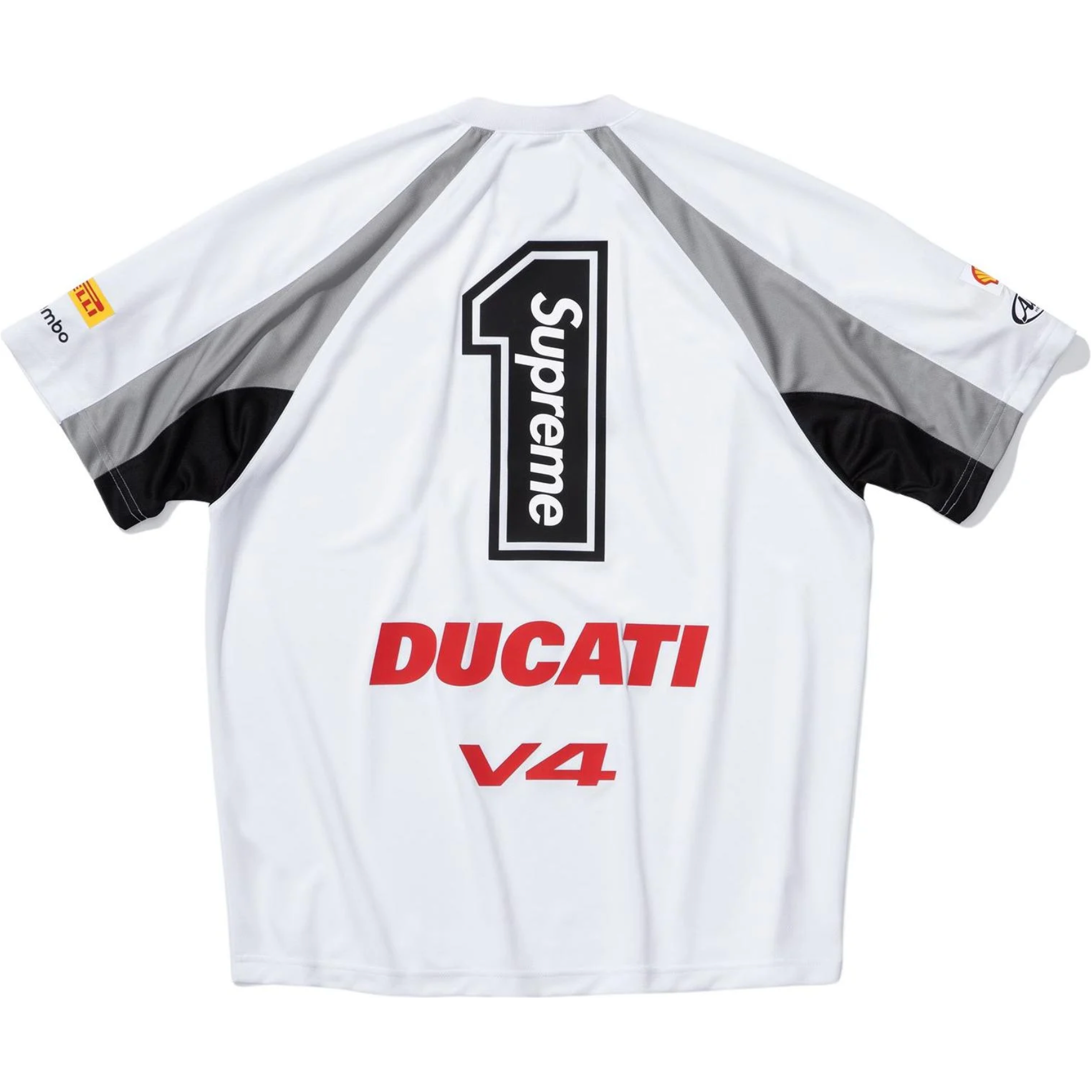 SUPREME®/DUCATI® SOCCER JERSEY WHITE | Supreme | KershKicks SUPREME®/DUCATI® SOCCER JERSEY WHITE | Supreme | KershKicks