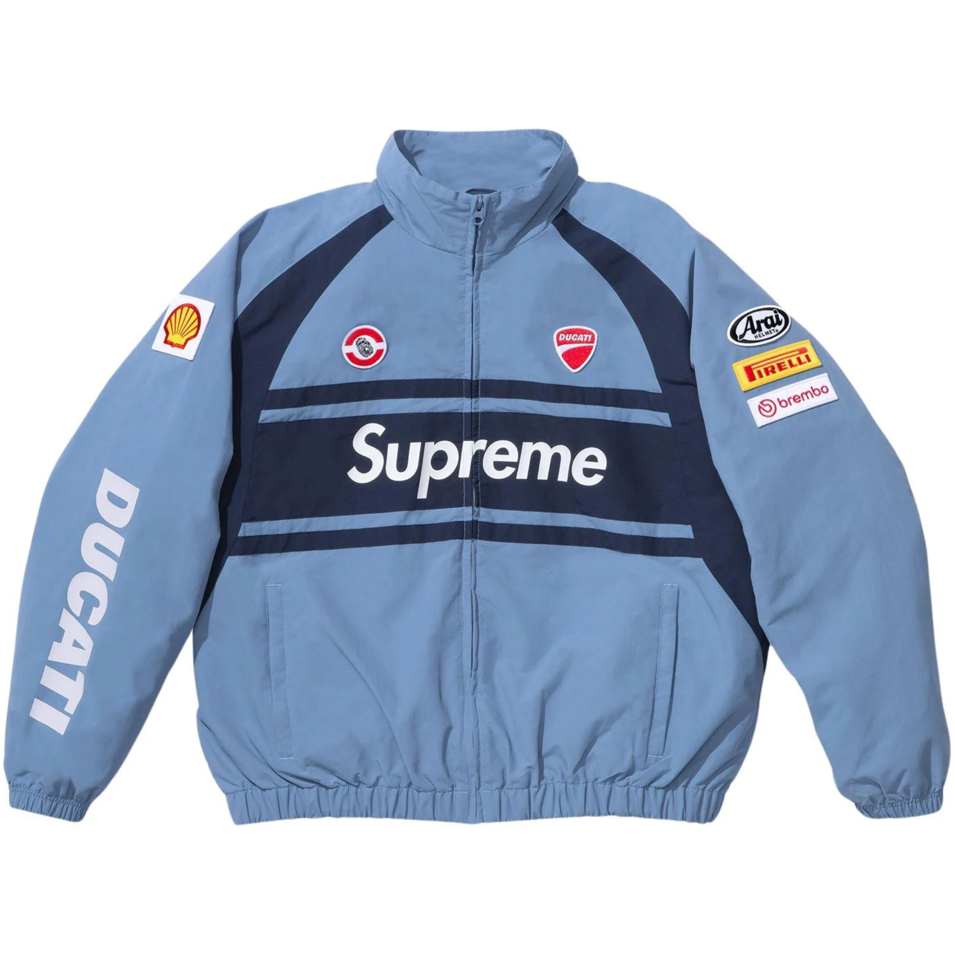 SUPREME®/DUCATI® TRACK JACKET BLUE | Supreme | KershKicks SUPREME®/DUCATI® TRACK JACKET BLUE | Supreme | KershKicks
