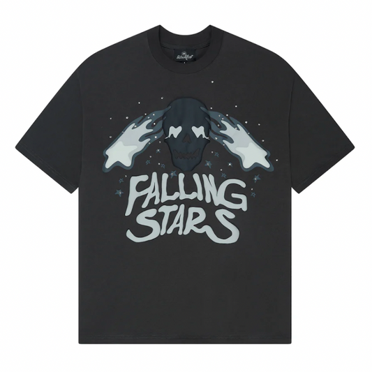 Broken Planet Falling Stars T-Shirt Soot Black by Broken Planet Market in Clothing. Available at KershKicks for £80.00. A must-have for fans of Broken Planet Market looking to elevate their style with this T-Shirt.