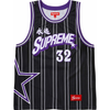 Supreme Star Basketball Jersey Black
