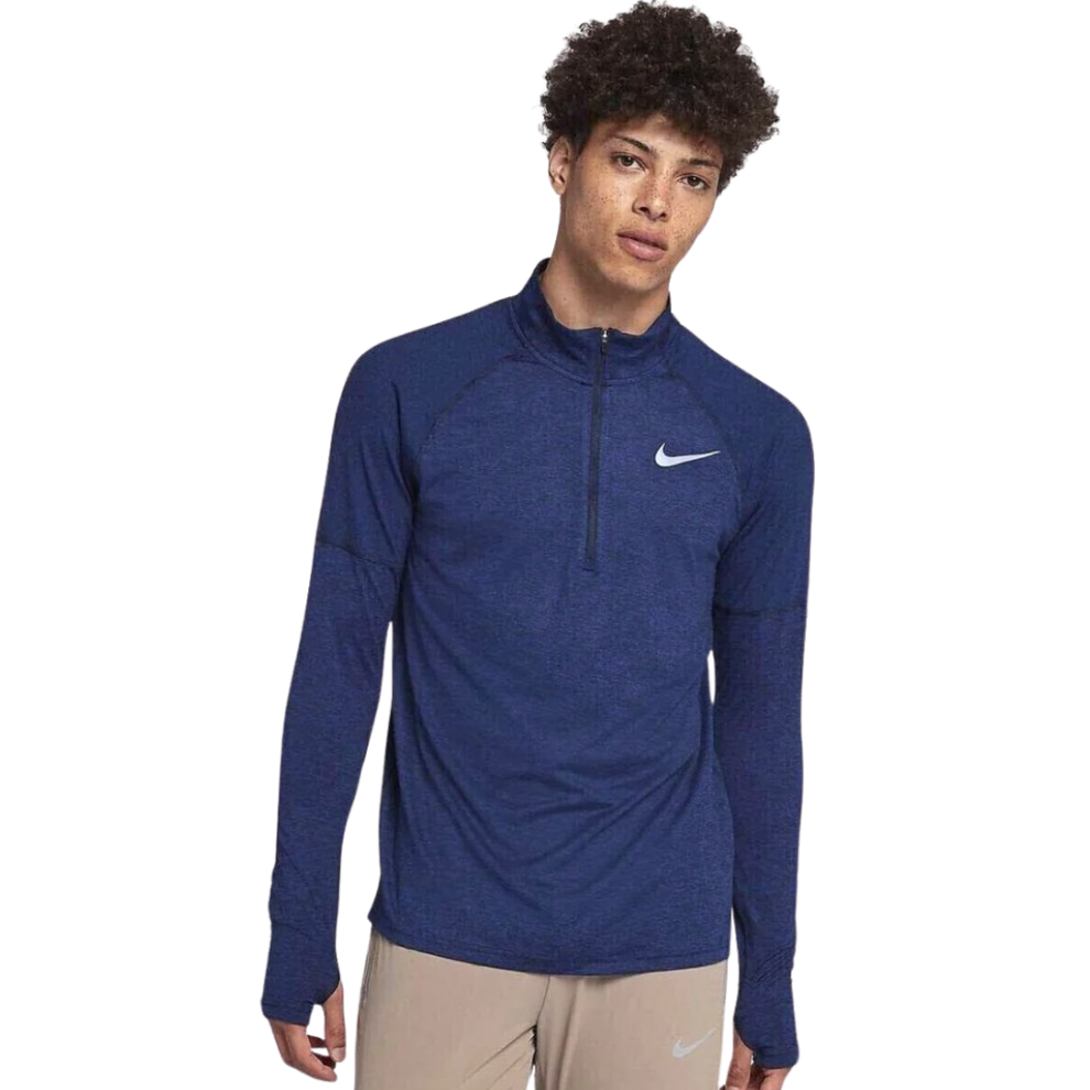 Nike Element Long Sleeve Running 1/4 Zip Navy by Nike in Uncategorized. Available at KershKicks for £49.00. A must-have for fans of Nike looking to elevate their style with this Activewear.