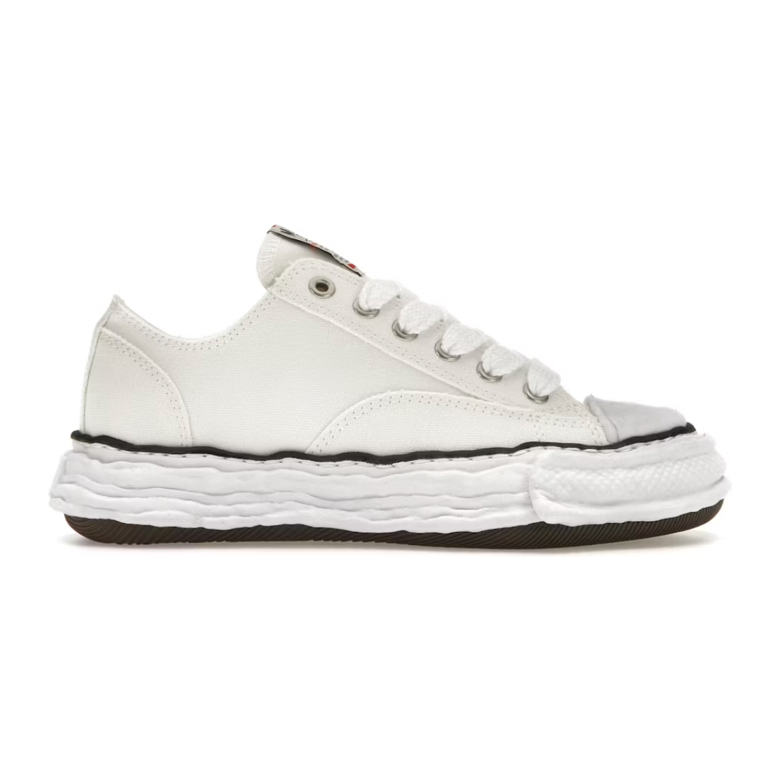Maison Mihara Yasuhiro Peterson 23 OG Sole Canvas Low White by Maison Mihara in Shoes. Available at KershKicks for £250.00. A must-have for fans of Maison Mihara looking to elevate their style with this Shoes.