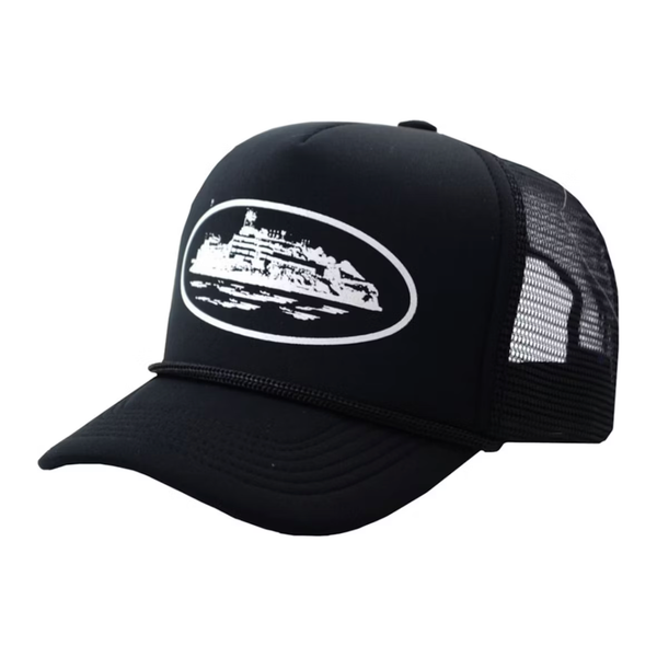 r*i様 Corteiz CRTZ Trucker Cap Black Corteiz Alcatraz Trucker Hat Black | Corteiz | KershKicks