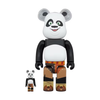 Bearbrick x Kung Fu Panda 100% & 400% Set