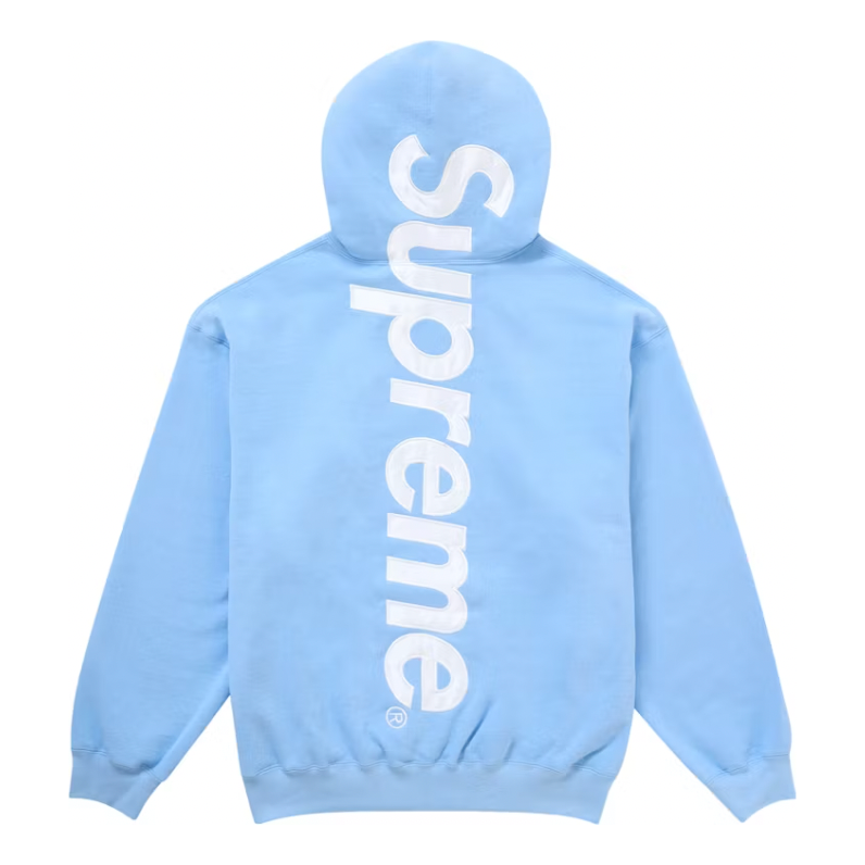 Supreme Satin Applique Full Tracksuit (FW24) Light Blue by Supreme in Uncategorized. Available at KershKicks for £400.00. A must-have for fans of Supreme looking to elevate their style with this Tracksuit.
