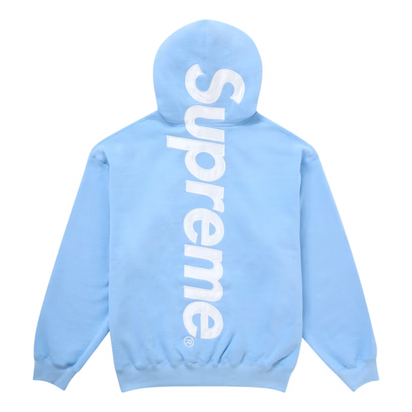 Supreme Satin Applique Full Tracksuit FW24 Light Blue Supreme KershKicks