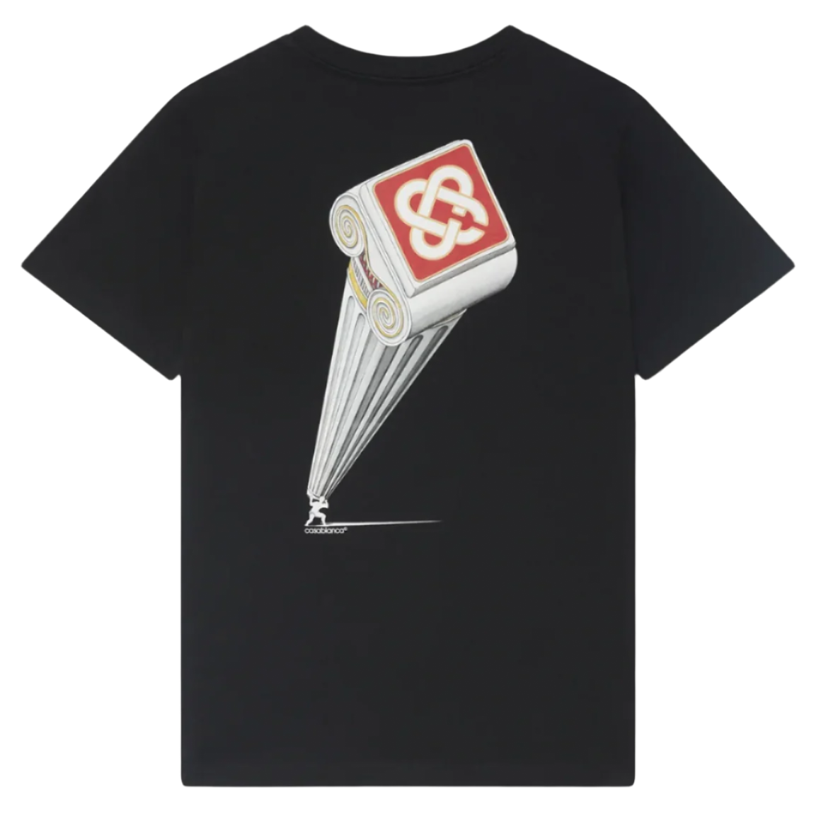 Casablanca Leaning Column T-Shirt Black by Casablanca in Uncategorized. Available at KershKicks for £150.00. A must-have for fans of Casablanca looking to elevate their style with this T-Shirt.