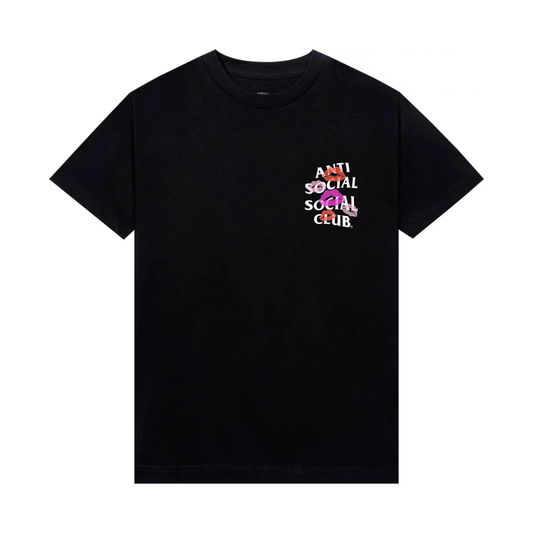 Anti Social Social Club Your Kiss Tee Black by Anti Social Social Club in . Available at KershKicks for £75.00. A must-have for fans of Anti Social Social Club looking to elevate their style with this T-Shirt.
