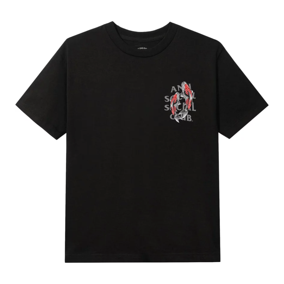 Anti Social Social Club Koi Garden Tee (3M Reflective) Black by Anti Social Social Club in . Available at KershKicks for £75.00. A must-have for fans of Anti Social Social Club looking to elevate their style with this T-Shirt.