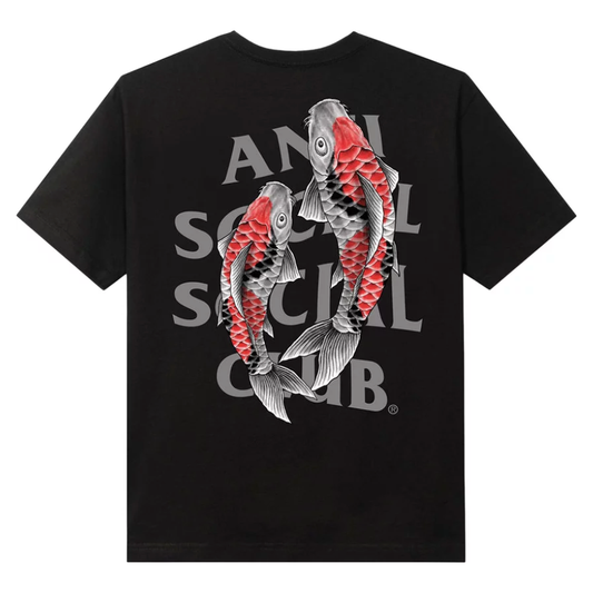 Anti Social Social Club Koi Garden Tee (3M Reflective) Black by Anti Social Social Club in . Available at KershKicks for £75.00. A must-have for fans of Anti Social Social Club looking to elevate their style with this T-Shirt.